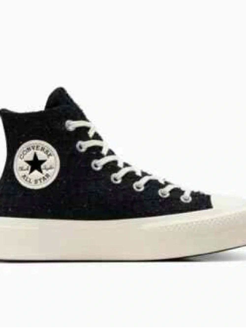 NEW Womens Converse Chuck Taylor All Star Lift Platform Tweed Shimmer Black